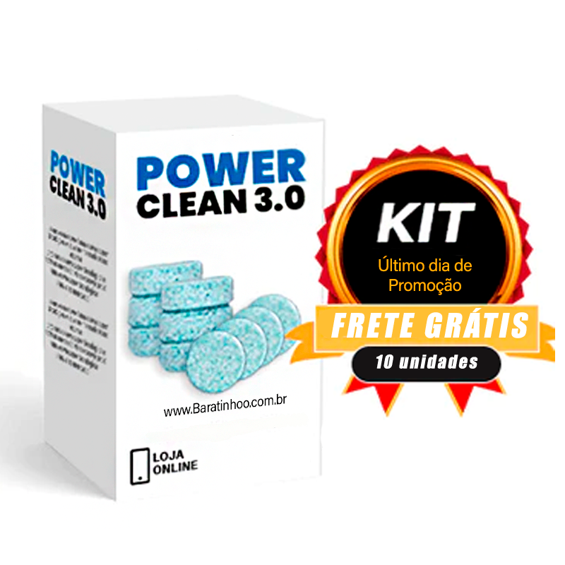 Pastilha Para Limpeza Geral Desengordurante / PowerMax Clean